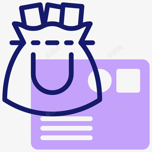 购物袋84号邮件线性颜色svg_新图网 https://ixintu.com 购物袋 84号 邮件 线性 颜色