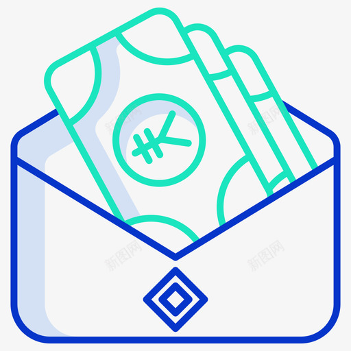 信封中文6外框颜色svg_新图网 https://ixintu.com 信封 中文 外框 颜色