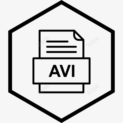 avi文件文件文件类型格式svg_新图网 https://ixintu.com 文件 avi 格式 类型 41种