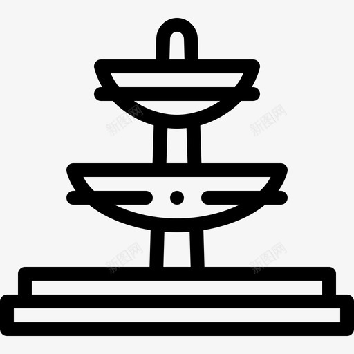 法国喷泉11号直线型svg_新图网 https://ixintu.com 法国 喷泉 11号 直线 线型