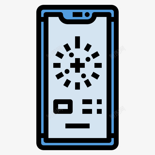 指南针智能手机应用程序13线性颜色svg_新图网 https://ixintu.com 指南针 智能 手机 应用程序 线性 颜色