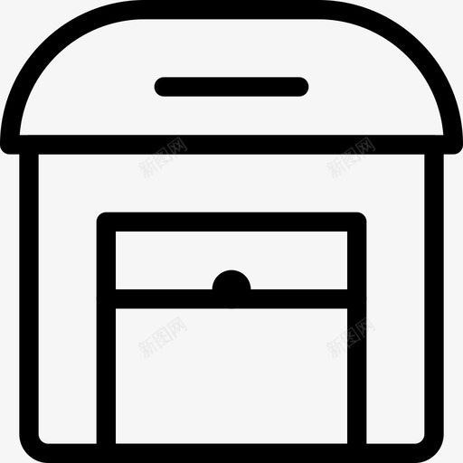 百叶窗仓库8线性svg_新图网 https://ixintu.com 百叶窗 仓库 线性