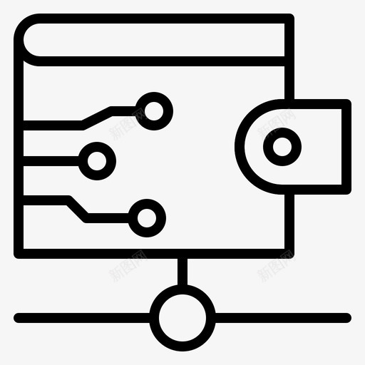云钱钱包svg_新图网 https://ixintu.com 钱包 商业 金融