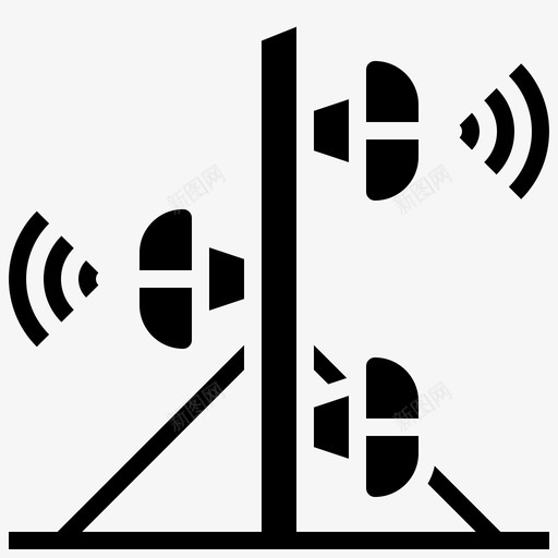 发射卫星14字形svg_新图网 https://ixintu.com 发射 卫星 字形