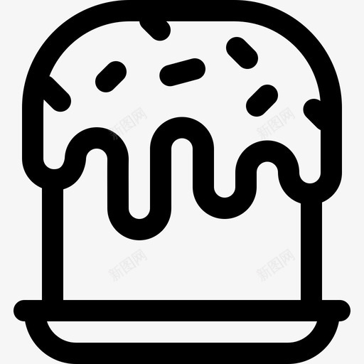 蛋糕复活节24日直系svg_新图网 https://ixintu.com 蛋糕 复活节 24日 直系