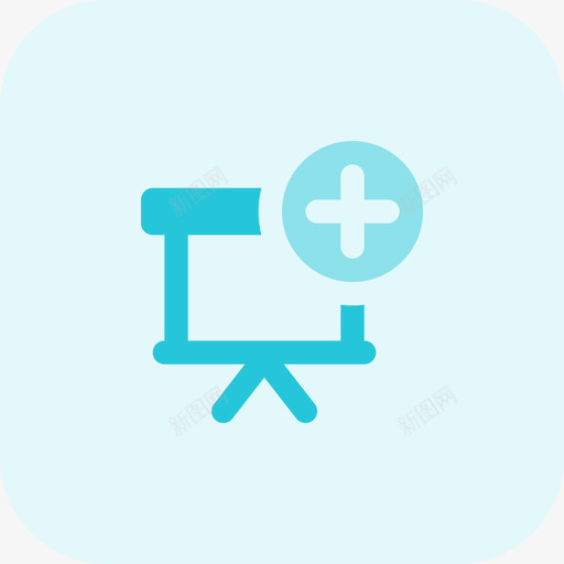 Tritwork添加一个演示文稿按钮svg_新图网 https://ixintu.com Tritwork 添加 一个 演示 文稿 按钮