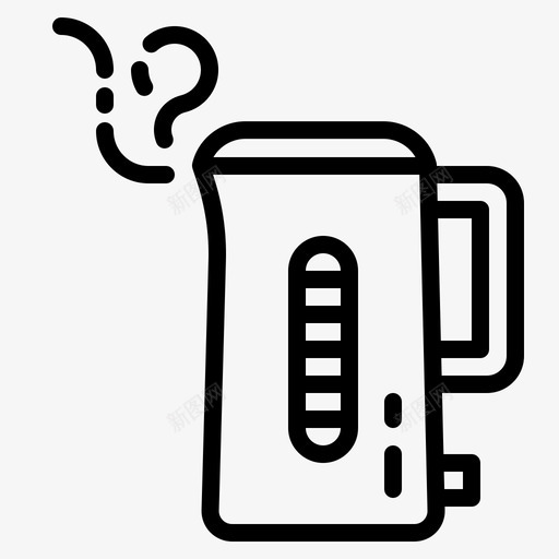 水壶网店8线性svg_新图网 https://ixintu.com 水壶 网店 线性