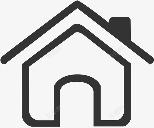 底部导航首页默认svg_新图网 https://ixintu.com 底部 导航 首页 默认
