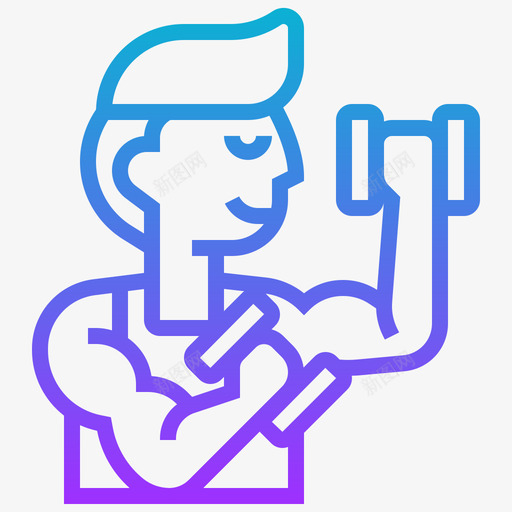 培训师职业男性梯度svg_新图网 https://ixintu.com 培训 职业 男性 梯度