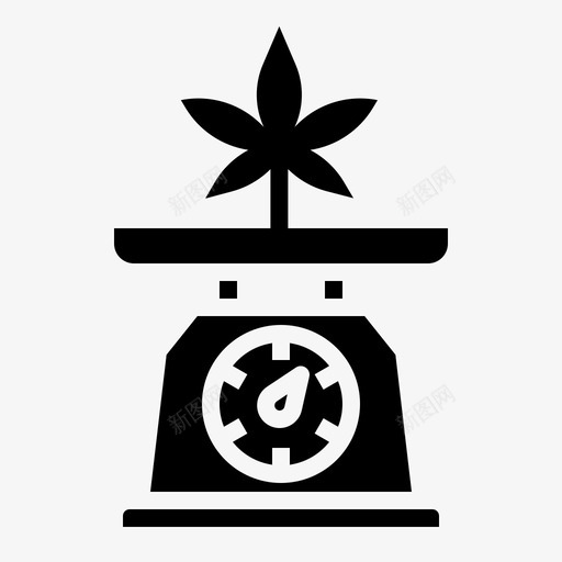 体重秤大麻14固体svg_新图网 https://ixintu.com 体重 大麻 固体