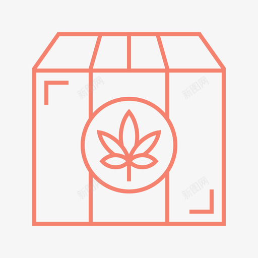 包装盒子大麻svg_新图网 https://ixintu.com 大麻 包装 盒子 运输