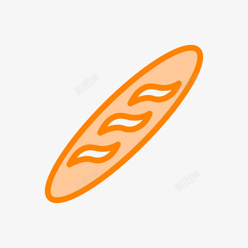 法棍svg_新图网 https://ixintu.com 法棍