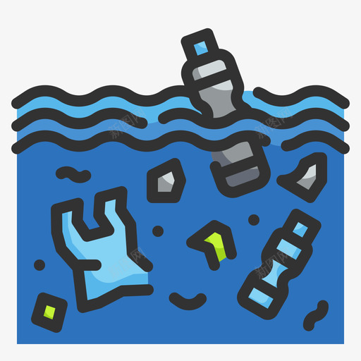 海洋气候变化41线性颜色svg_新图网 https://ixintu.com 海洋 气候变化 线性 颜色