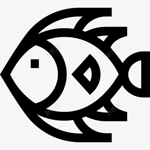 天使鱼海洋生物66直系svg_新图网 https://ixintu.com 天使 海洋生物 直系
