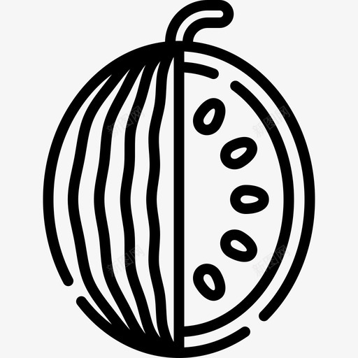 西瓜营养21直线型svg_新图网 https://ixintu.com 西瓜 营养 直线 线型