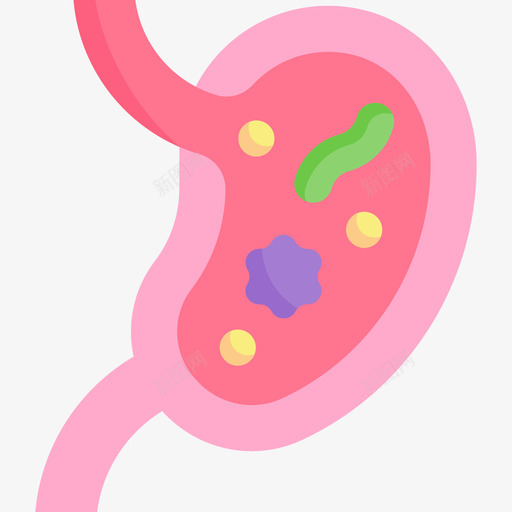 腹泻病毒传播8扁平svg_新图网 https://ixintu.com 腹泻 病毒 传播 扁平