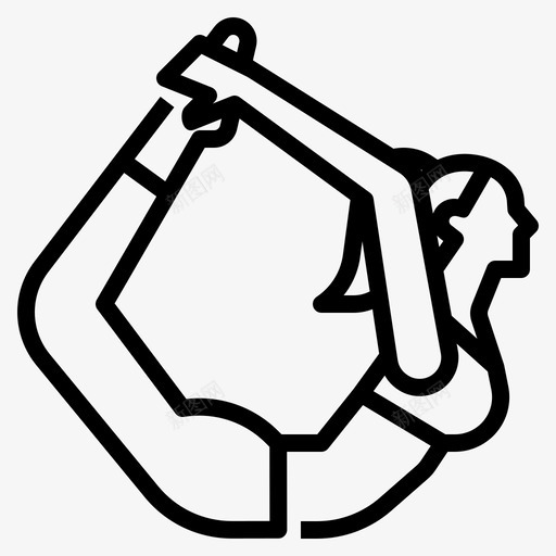 船瑜伽姿势直线型svg_新图网 https://ixintu.com 瑜伽 姿势 直线 线型
