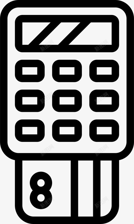卡片机卡片支付3线性svg_新图网 https://ixintu.com 卡片机 卡片 支付 线性