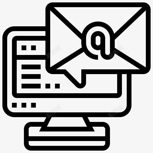 电子邮件社交成瘾17直系svg_新图网 https://ixintu.com 电子邮件 社交 成瘾 直系