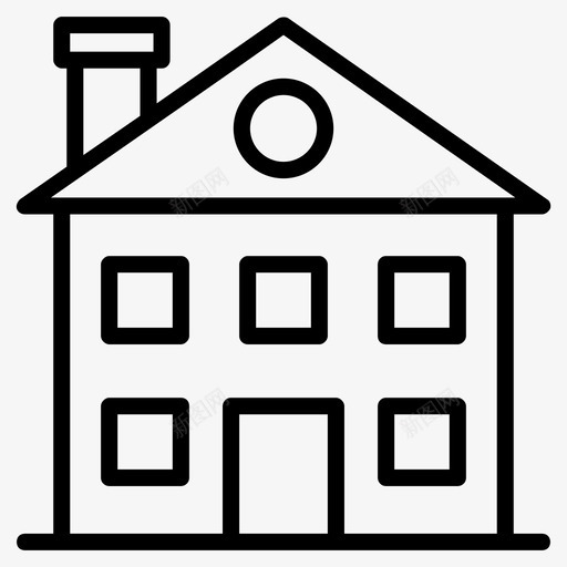 房子家小屋svg_新图网 https://ixintu.com 小屋 房子 住宅 别墅 工具集 施工 矢量 矢量图 图标