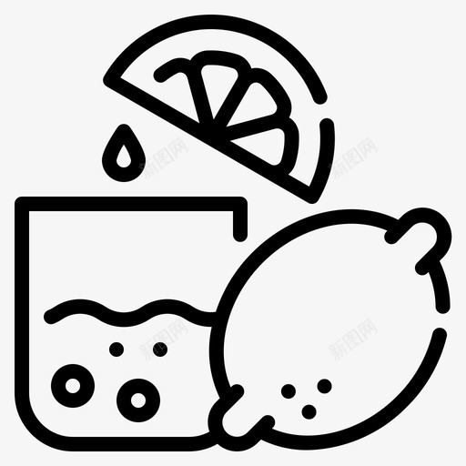 柠檬健康食品46直系svg_新图网 https://ixintu.com 柠檬 健康食品 直系