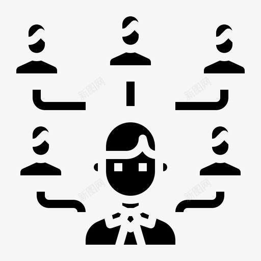 团队项目管理45填充svg_新图网 https://ixintu.com 团队 项目管理 填充