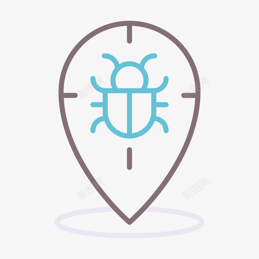 错误计算机编程图标2线颜色svg_新图网 https://ixintu.com 错误 计算机 编程 图标 颜色