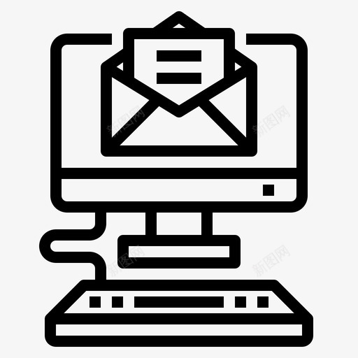 电子邮件电脑74直拨svg_新图网 https://ixintu.com 电子邮件 电脑 直拨