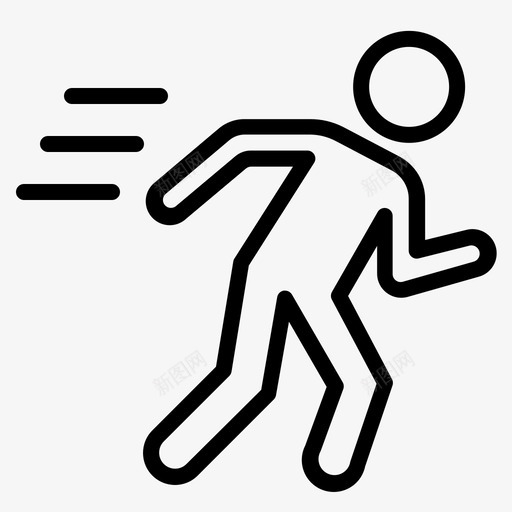 跑步健身运动svg_新图网 https://ixintu.com 跑步 健身 运动