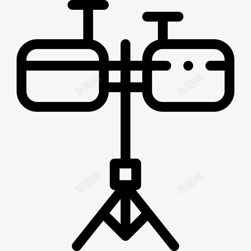 鼓套乐器62线型svg_新图网 https://ixintu.com 鼓套 乐器 线型