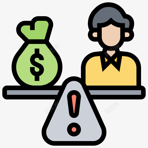 股票金融危机4线性色彩svg_新图网 https://ixintu.com 股票 金融 危机 线性 色彩