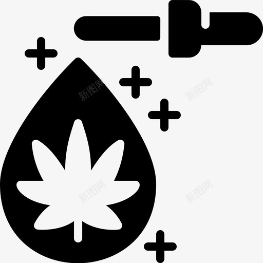 血清大麻11填充svg_新图网 https://ixintu.com 血清 大麻 填充