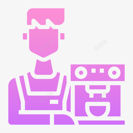 咖啡师职业化身4其他svg_新图网 https://ixintu.com 咖啡 职业 职业化 化身 其他