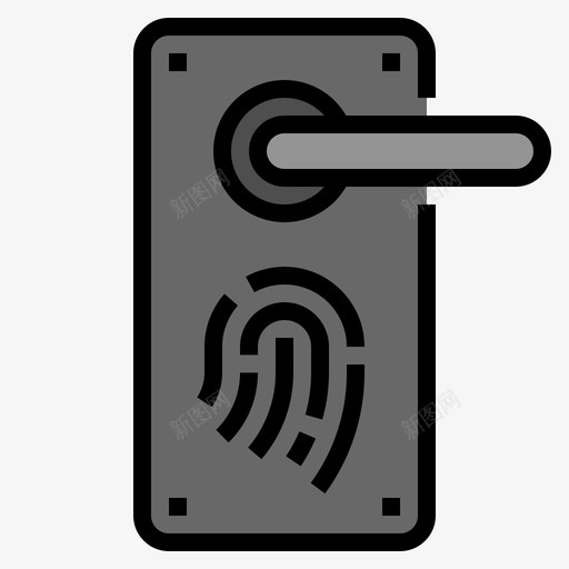 指纹扫描smarthome48线性颜色svg_新图网 https://ixintu.com 指纹 扫描 smarthome 线性 颜色