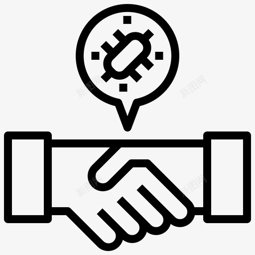 握手病毒传播62线性svg_新图网 https://ixintu.com 握手 病毒 传播 线性