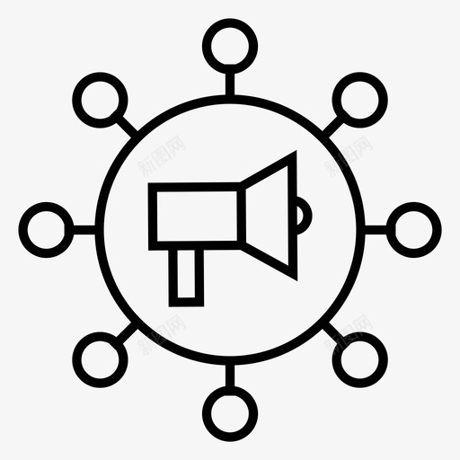 联盟营销联盟数字营销svg_新图网 https://ixintu.com 联盟 营销 数字 网络 推广