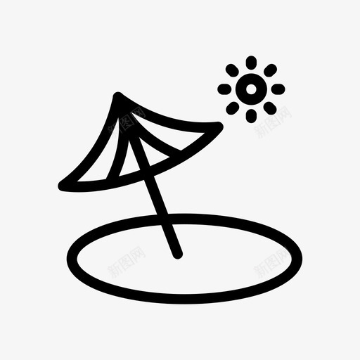 伞海svg_新图网 https://ixintu.com