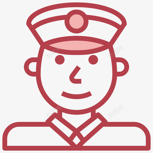 司机火车站34红色svg_新图网 https://ixintu.com 司机 火车站 红色