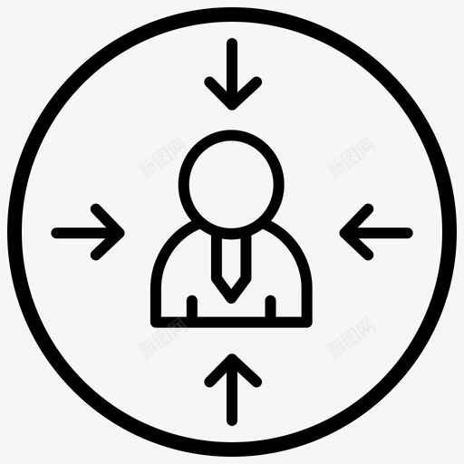 商人员工焦点svg_新图网 https://ixintu.com 商人 员工 焦点 营销 startegy 商业 三线 线圈