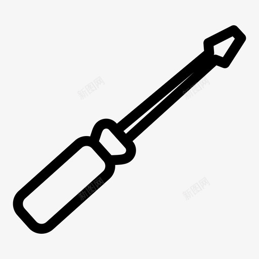 螺丝刀施工人工svg_新图网 https://ixintu.com 螺丝刀 施工 人工 工具