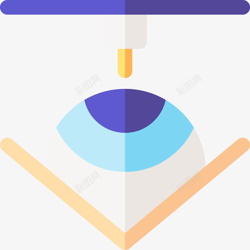 Lasik验光师7扁平svg_新图网 https://ixintu.com Lasik 验光师 扁平