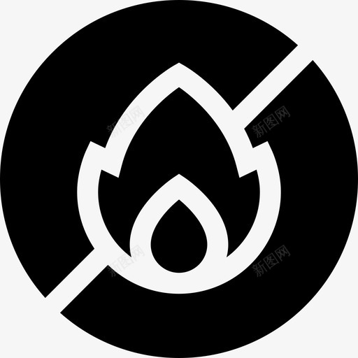 禁止开火信号和禁令8已填充svg_新图网 https://ixintu.com 禁止 开火 信号 禁令 填充