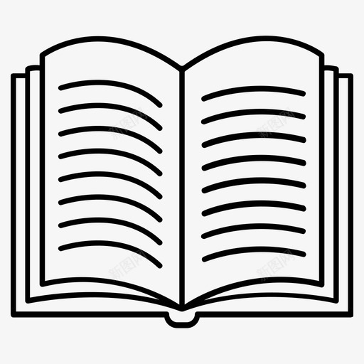 读书开卷读小说svg_新图网 https://ixintu.com 读书 开卷 小说 故事书 课本 教育 科学 矢量 矢量图 图标
