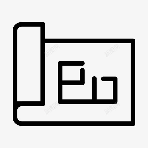 建筑蓝图家svg_新图网 https://ixintu.com 建筑 蓝图 房子 计划 房地产 概要