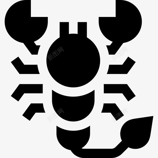 蝎子沙漠50填充物svg_新图网 https://ixintu.com 蝎子 沙漠 填充