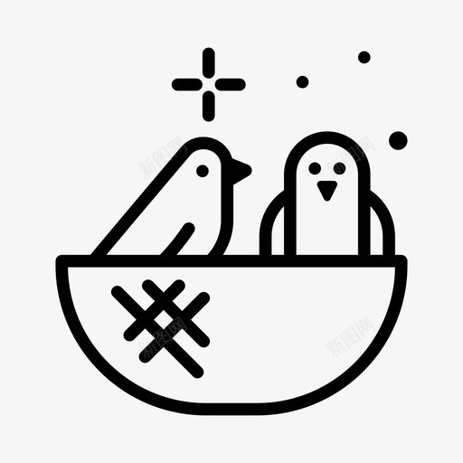 巢弹簧151直线型svg_新图网 https://ixintu.com 弹簧 直线 线型