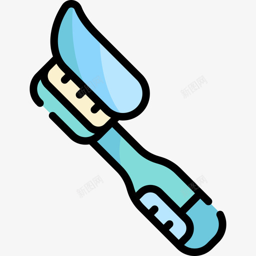 牙刷牙医71线性颜色svg_新图网 https://ixintu.com 牙刷 牙医 线性 颜色