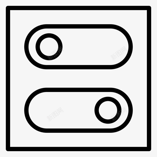 控制开关多媒体svg_新图网 https://ixintu.com 开关 控制 多媒体