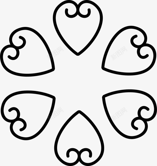 蜡染雕刻装饰svg_新图网 https://ixintu.com 爱情 蜡染 蜡染民族文化 装饰 雕刻