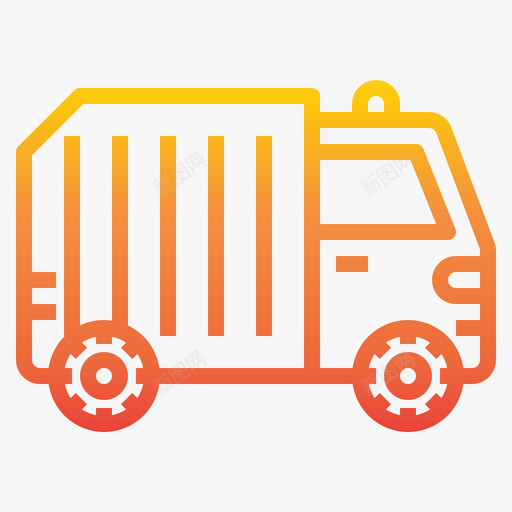 垃圾车25号车厢坡度svg_新图网 https://ixintu.com 垃圾车 25号 车厢 坡度